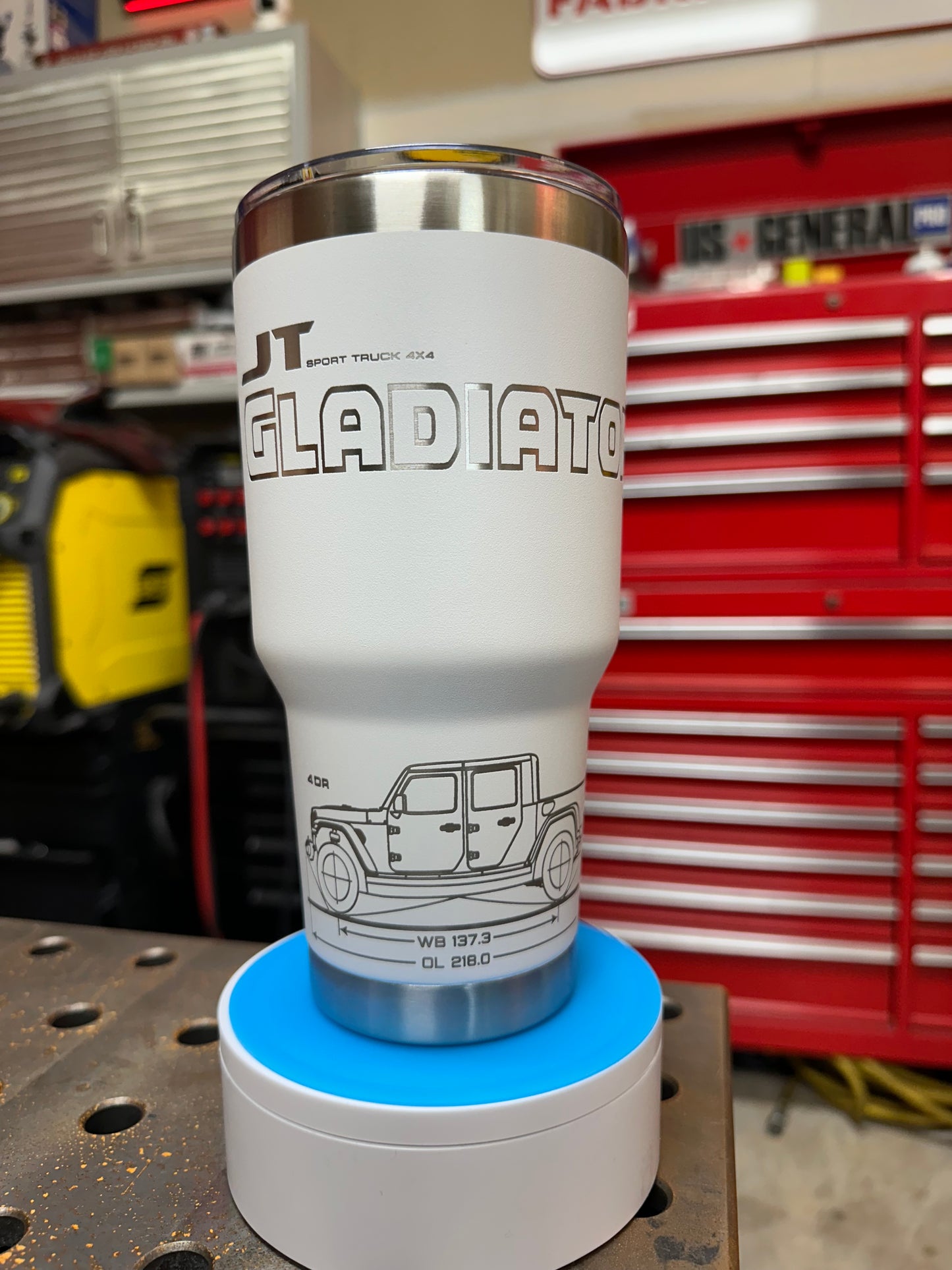 Custom 30oz Gladiator Tumbler (Various colors available) - Free Shipping