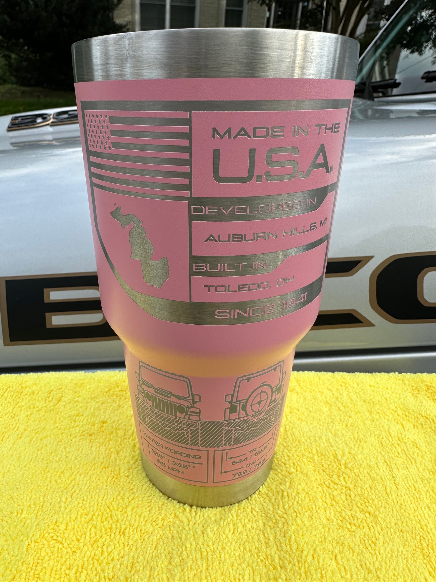 Custom 30oz 392 Rubicon Tumbler (Various colors available) - Free Shipping