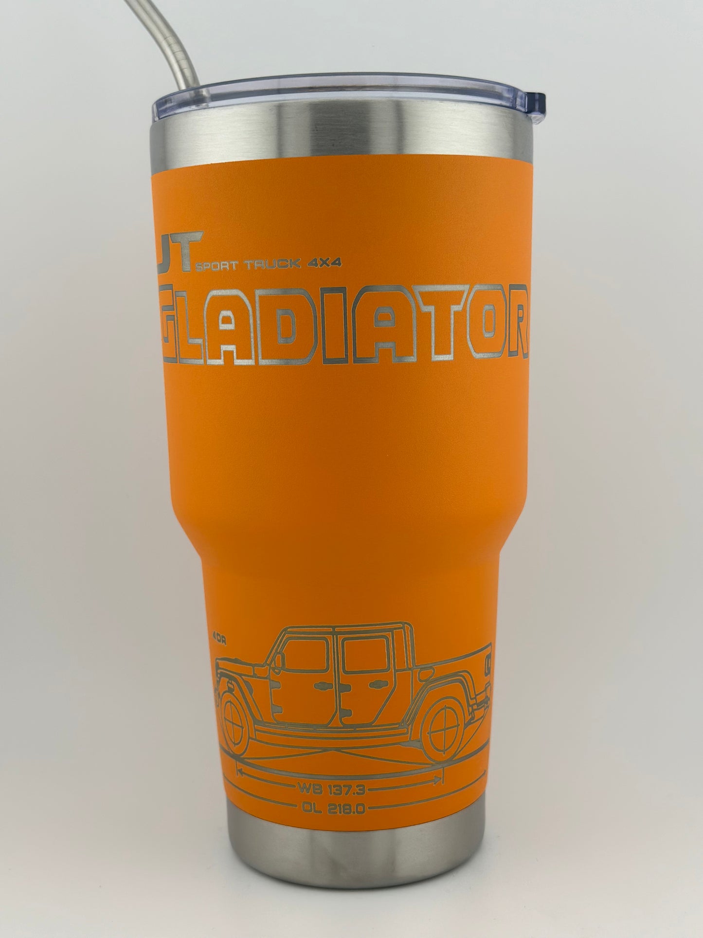 Custom 30oz Gladiator Tumbler (Various colors available) - Free Shipping