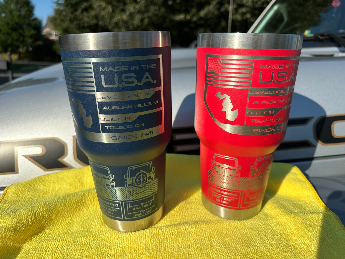 Custom 30oz 392 Rubicon Tumbler (Various colors available) - Free Shipping