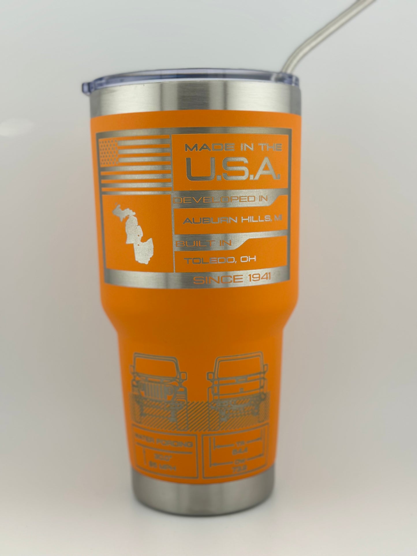 Custom 30oz Gladiator Tumbler (Various colors available) - Free Shipping