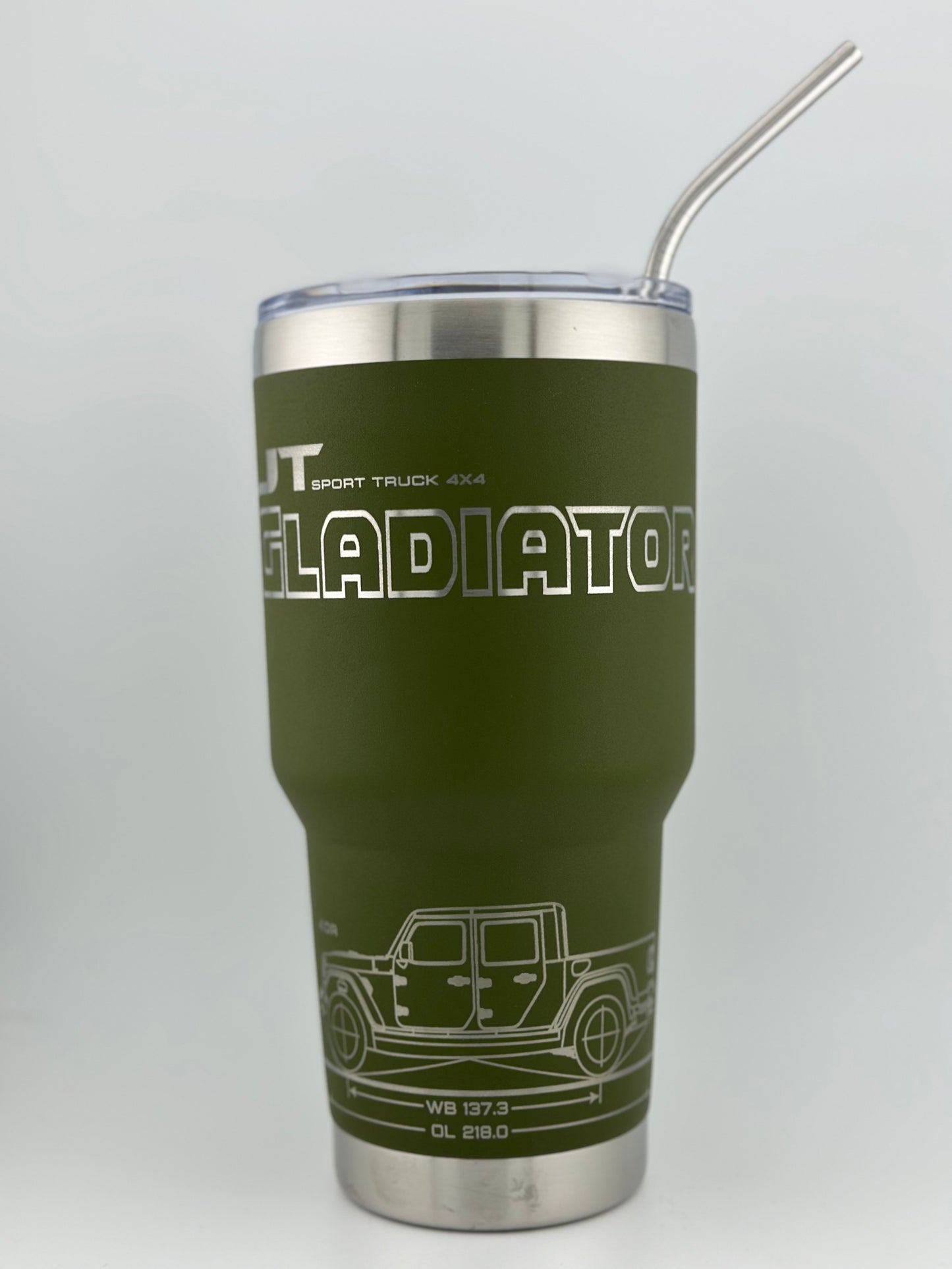 Custom 30oz Gladiator Tumbler (Various colors available) - Free Shipping