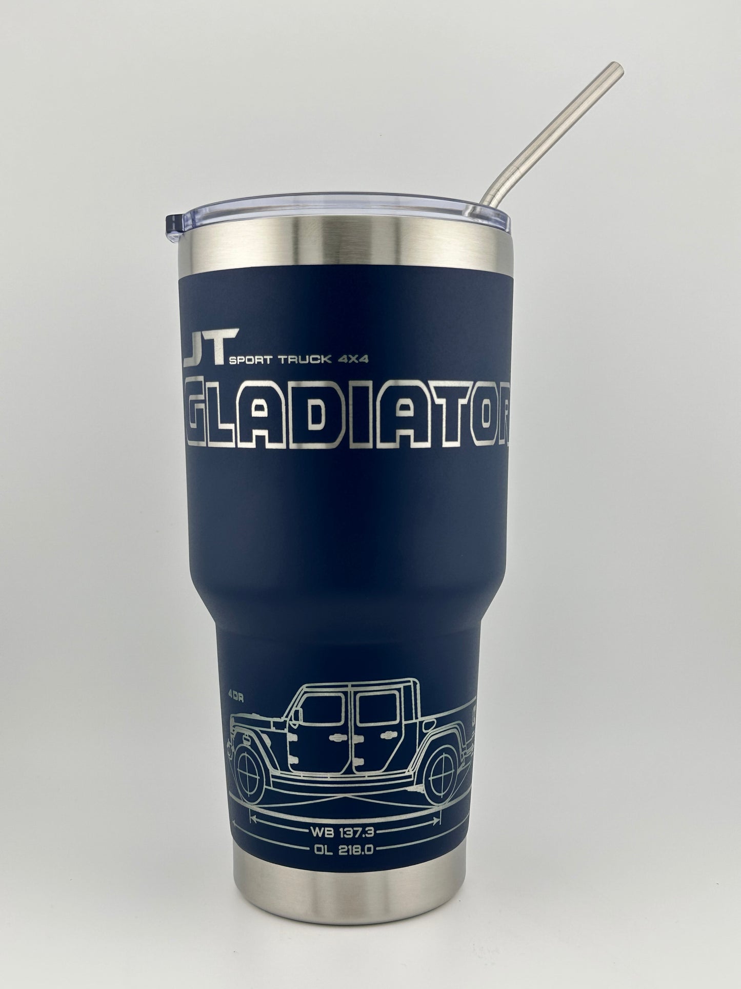 Custom 30oz Gladiator Tumbler (Various colors available) - Free Shipping