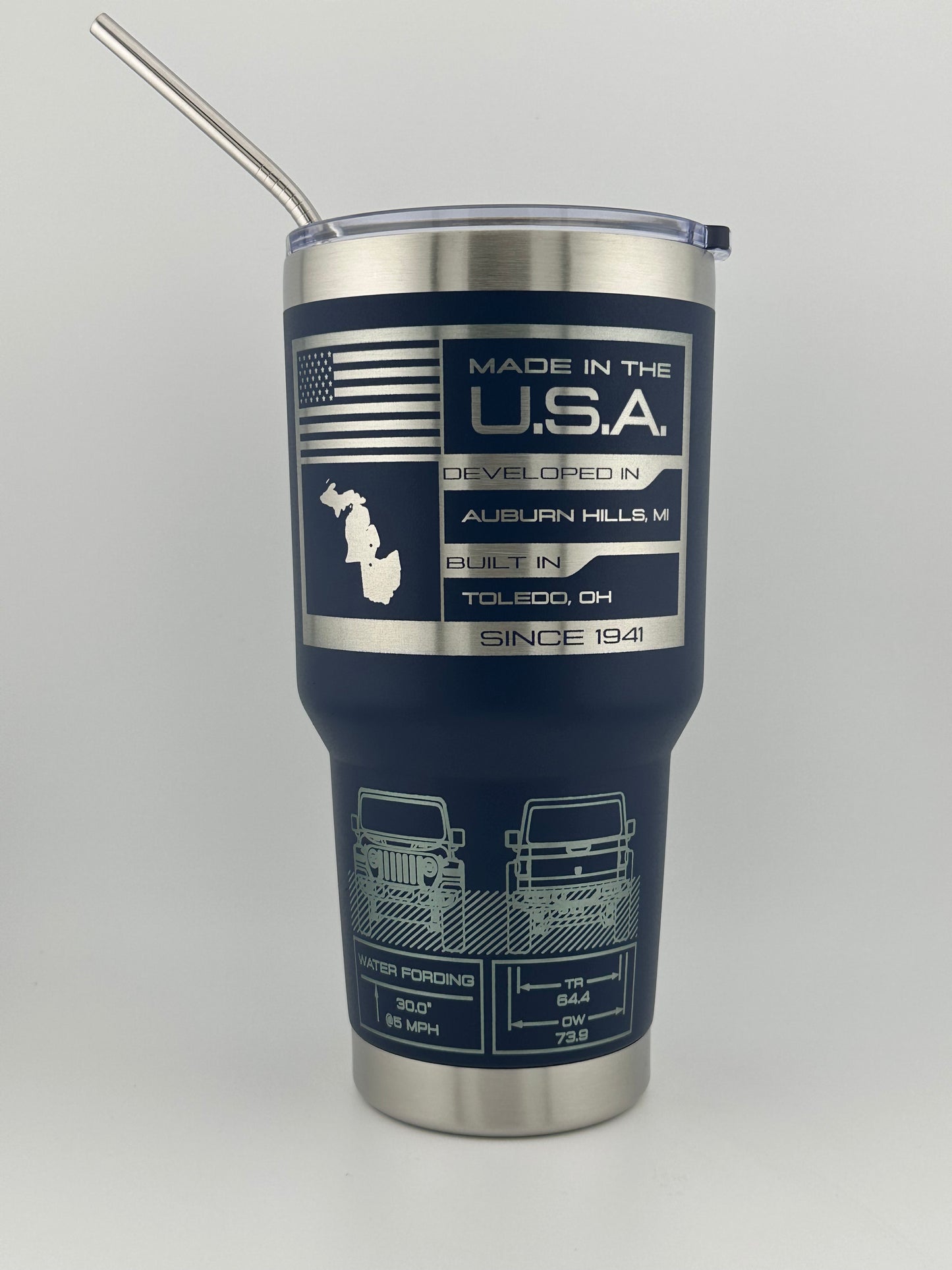 Custom 30oz Gladiator Tumbler (Various colors available) - Free Shipping