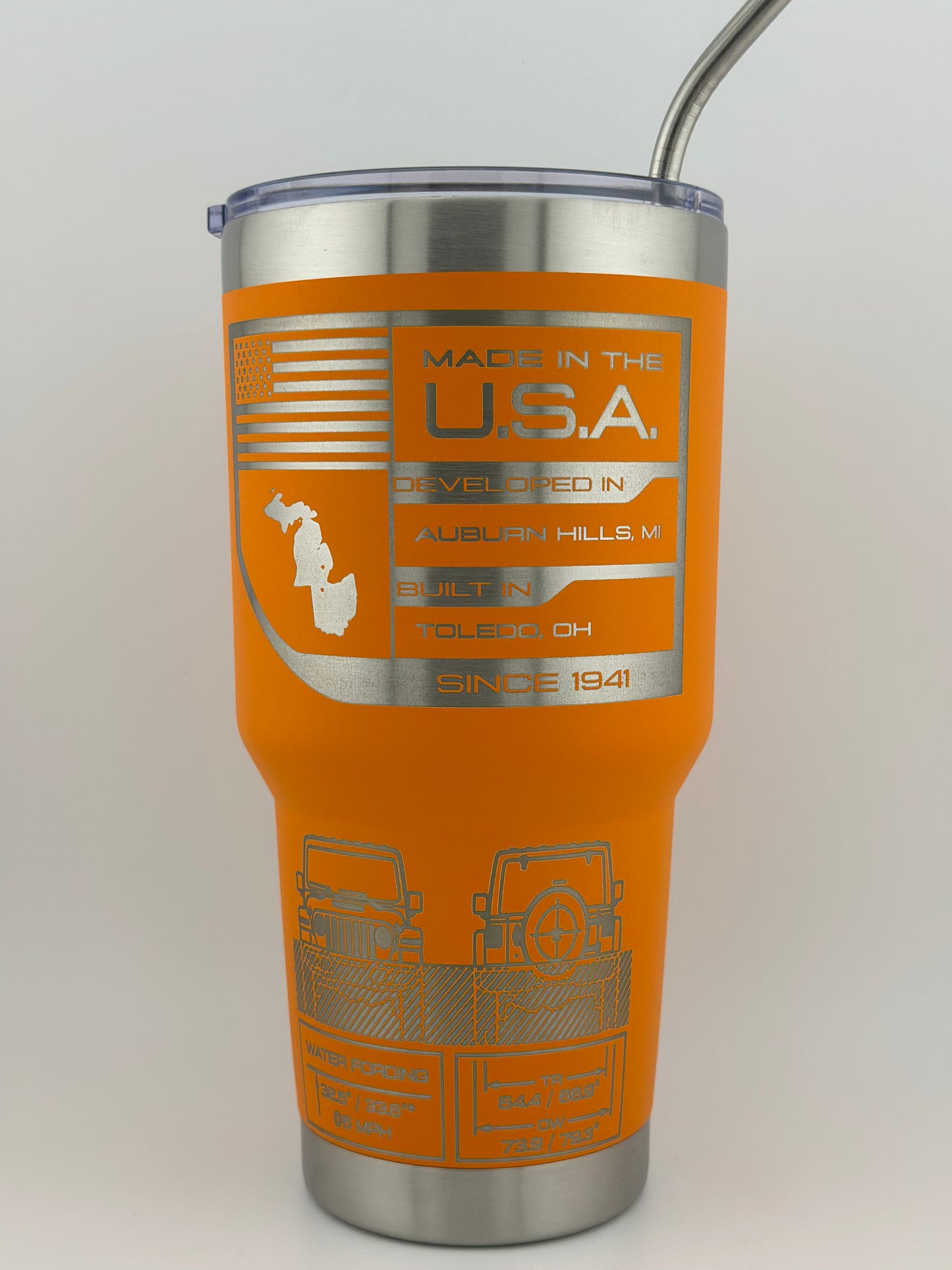 Custom 30oz 392 Rubicon Tumbler (Various colors available) - Free Shipping