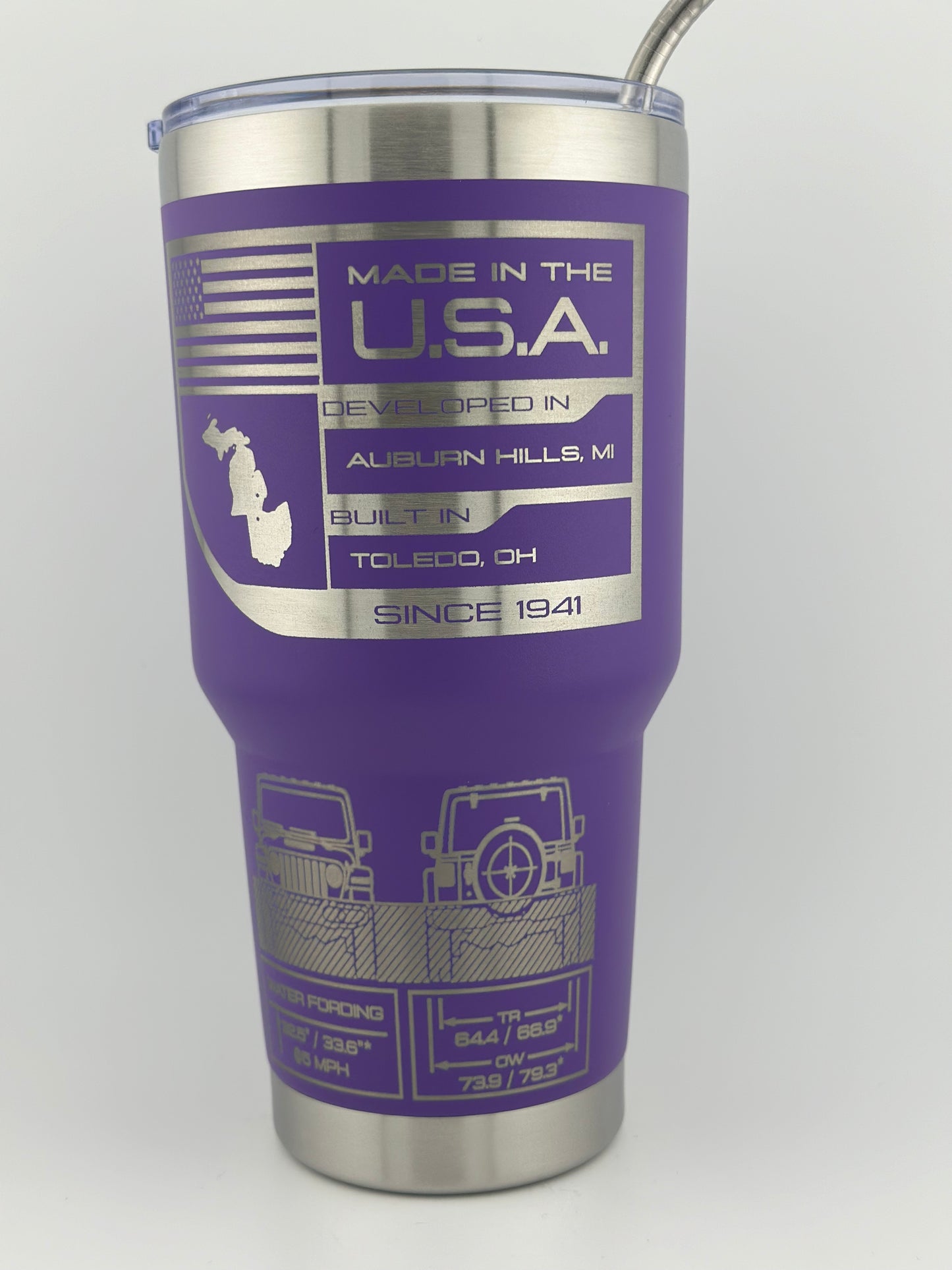 Custom 30oz 392 Rubicon Tumbler (Various colors available) - Free Shipping